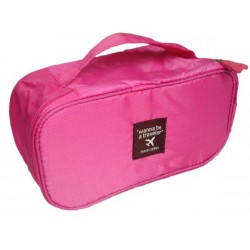 حقيبة وردية منظمة للملابس الداخلية والجوارب وغيره