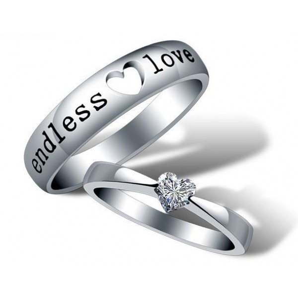عدد 2 خاتم الحب الحقيقي لمناسبات ذكرى الزواج او الخطوبة