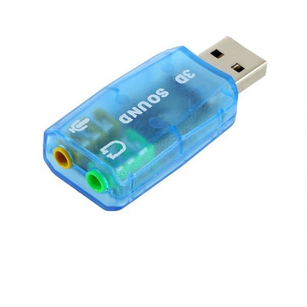 Sound sound card 7.1 CH USB 1.1 3D sound card Adapter for PC MY