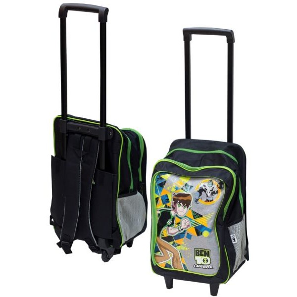 حقيبة مدرسية ترولي S-4530 BES - بن تن, أخضر/أسود