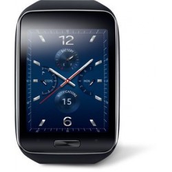 ساعة سامسونج جالكسي جير S الذكية - مع سوار بتصميم حزام - اسود