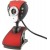 Red USB 2.0 6 Led Camera Web Cam w/ Mic Night Vision for Desktop PC Laptop Skype