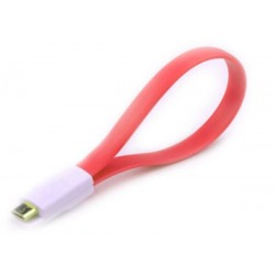 ايكو فونيكس Magnet USB كابل يو اس بي مغناطيسي لأجهزة سامسونج- أحمر