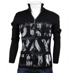 كابتان 1014 سترة رجالية مقاس L - أسود