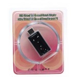 External USB 2.0 To 3D Audio Sound Card Adapter 7.1 ch