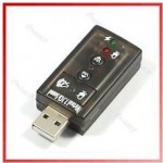External USB 2.0 To 3D Audio Sound Card Adapter 7.1 ch