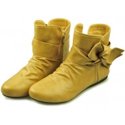 F&F Mode, SHOES CLASSIC HALF BOOT - TAUPE