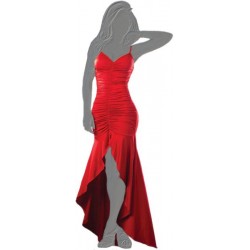 فستان سهرة طويل مقاس XL احمر اللون