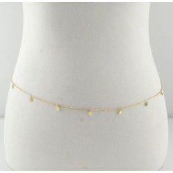 حزام خصر لون ذهبي