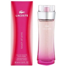 لاكوست تتش اوف بينك للنساء -أو دى تواليت، 90 مل-
