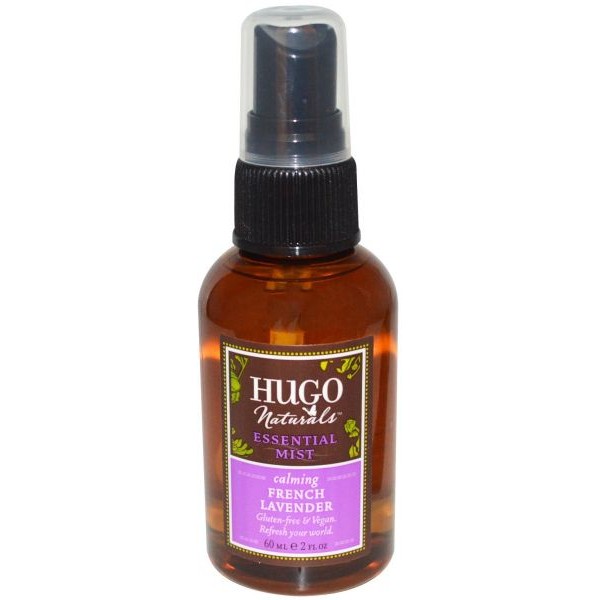ميست معطر للجسم باللافندر الفرنسي Hugo Naturals Essential Mist French Lavender 60 ml