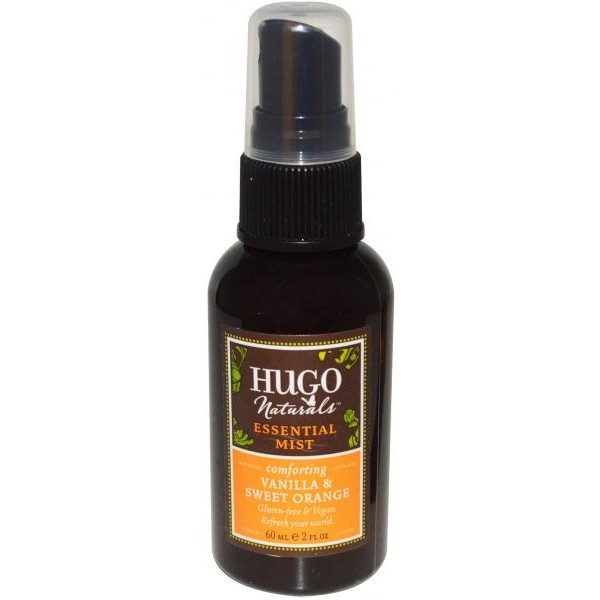 ميست معطر للجسم بالفانيلا والبرتقال الحلو Hugo Naturals Essential Mist Vanilla & Sweet Orange 60 ml