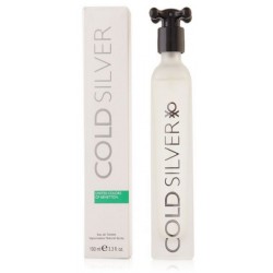 Benetton Cold Silver For Men -100Ml, Eau De Toilette