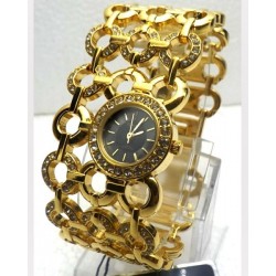 ساعة نسائية ذهبية أوماكس NBS002