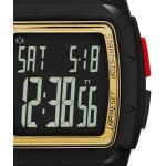 ساعة اديداس دورامو Unisex سوداء رقمية للرجال بسوار من المطاط - ADP6136