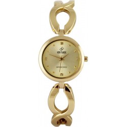 نيوفاندي انالوج بعقارب رسمية نساء دائري