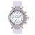 ساعة اوماكس بيضاء للنساء بسوار من الجلد - 1532T33Y