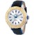 Invicta Men's 12615 Pro Diver Silver Dial Black Leather Strap Watch