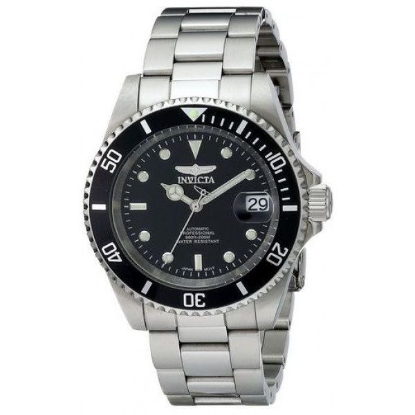 Invicta Men IN8926OB Stainless Steel Pro Diver Quartz Watch with Black Dial