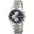 Seiko Men's SNA695 Alarm Chronograph Silver-Tone Watch