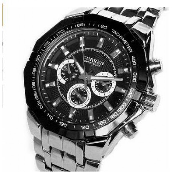CURREN New Luxury Elegant Quality Sport Men Fashion Stainless Steel Wrist watch
