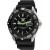 Seiko 5 Black Dial Rubber Strap Automatic Mens Watch SNZB23J2