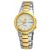 Seiko SNKA28 Mens Two Tone Stainless Steel Seiko 5 Automatic White Dial