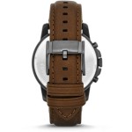 ساعة غرانت التناظرية بحزام جلدي من فوسيل- FS4885