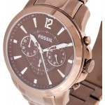 Fossil Men's Grant FS4608 Brown Stainless-Steel Analog Quartz Watch with Brown Dial