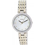 ساعة فوسيل نسائية Fossil Women's Olive ES3505 Two-Tone Stainless-Steel Quartz Watch with Silver Dial