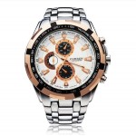 Curren Men's Copper Dial Stainless Steel Band Watch