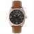 Curren Black Dial Gold Case Leather Band Watch