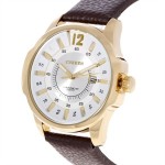 Men's Casual Watch Curren quartz Watches leather strap wristwatches Sports watch steel Case