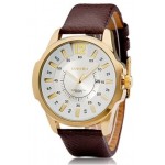 CURREN 8123 Men's Round Dial Analog Quartz Watch with Date Display brand watch men