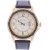 Curren Men's Ivory Dial Leather Band Watch [8124WBRG