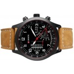 CURREN Watch Men's Black 8152 Fashion Military Leather Men Wrist Watches Water Resistance