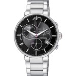 ساعة سيتيزن نسائية ايكو-درايف تعمل بالضوء Citizen Eco-Drive Chronograph FB1200-51E Women's Watch