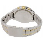 ساعة سيكو رجالي Seiko Men's SKS403 Analog Display Japanese Quartz Two Tone Watch