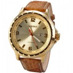 CURREN Leather Band Analog Quartz Wrist Watch - Model 8120