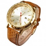 CURREN Leather Band Analog Quartz Wrist Watch - Model 8120