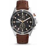 FOSSIL Wakefield Chronograph Leather Watch - Brown CH2944