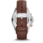 FOSSIL Wakefield Chronograph Leather Watch - Brown CH2944