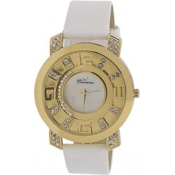 ساعة نسائية من كاريزما , جلد , كوارتز - C5360 G