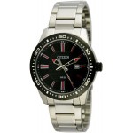 Citizen Men's Black Dial Stainless Steel Band Watch - BI1061-50E