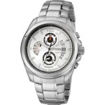 ساعة سيتيزن Citizen Men's Chronograph AN3420-51A Silver Stainless-Steel Quartz Watch with Silver Dial