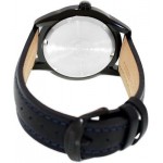 ساعة سيتيزن ايكو درايف للرجال Citizen Men's Eco-Drive AW1275-01E Black Leather Quartz Watch with Black Dial