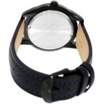 ساعة سيتيزن ايكو درايف للرجال Citizen Men's Eco-Drive AW1275-01E Black Leather Quartz Watch with Black Dial